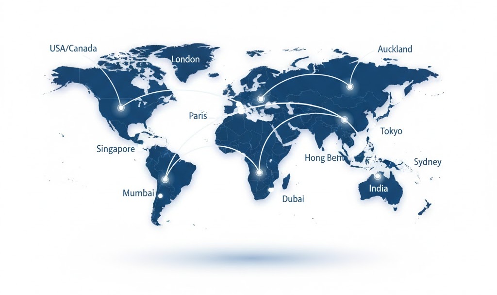 Global Reach Map